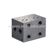 china hydraulic valve block solenoid valve block